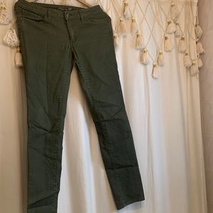 Olive green prana pants